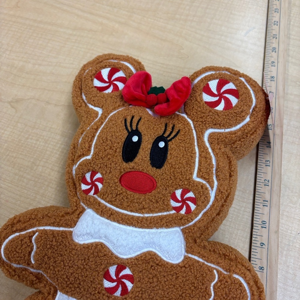 Disney Gingerbread Plush Minnie Mouse - Picture 3 of 7